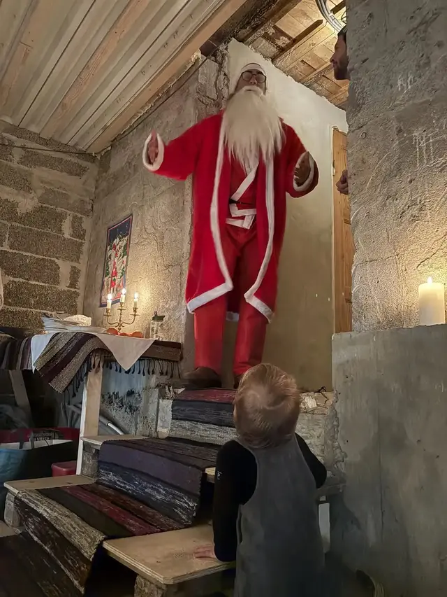 Tomten har precis kommit